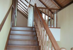 Stairwells in a private house
