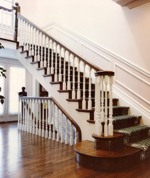 staircase wood railing designs